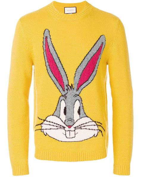 maglie gucci con bugs bunny|gucci bugs bunny sweater.